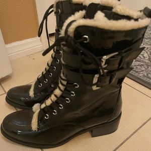 Kurt Geiger boots black worn twice.